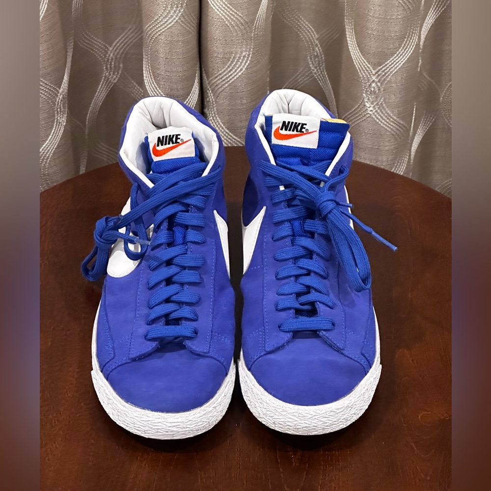Nike Blazer Mid '77 Men’s Sneaker Racer Blue Suede Size 10 - Picture 2 of 9